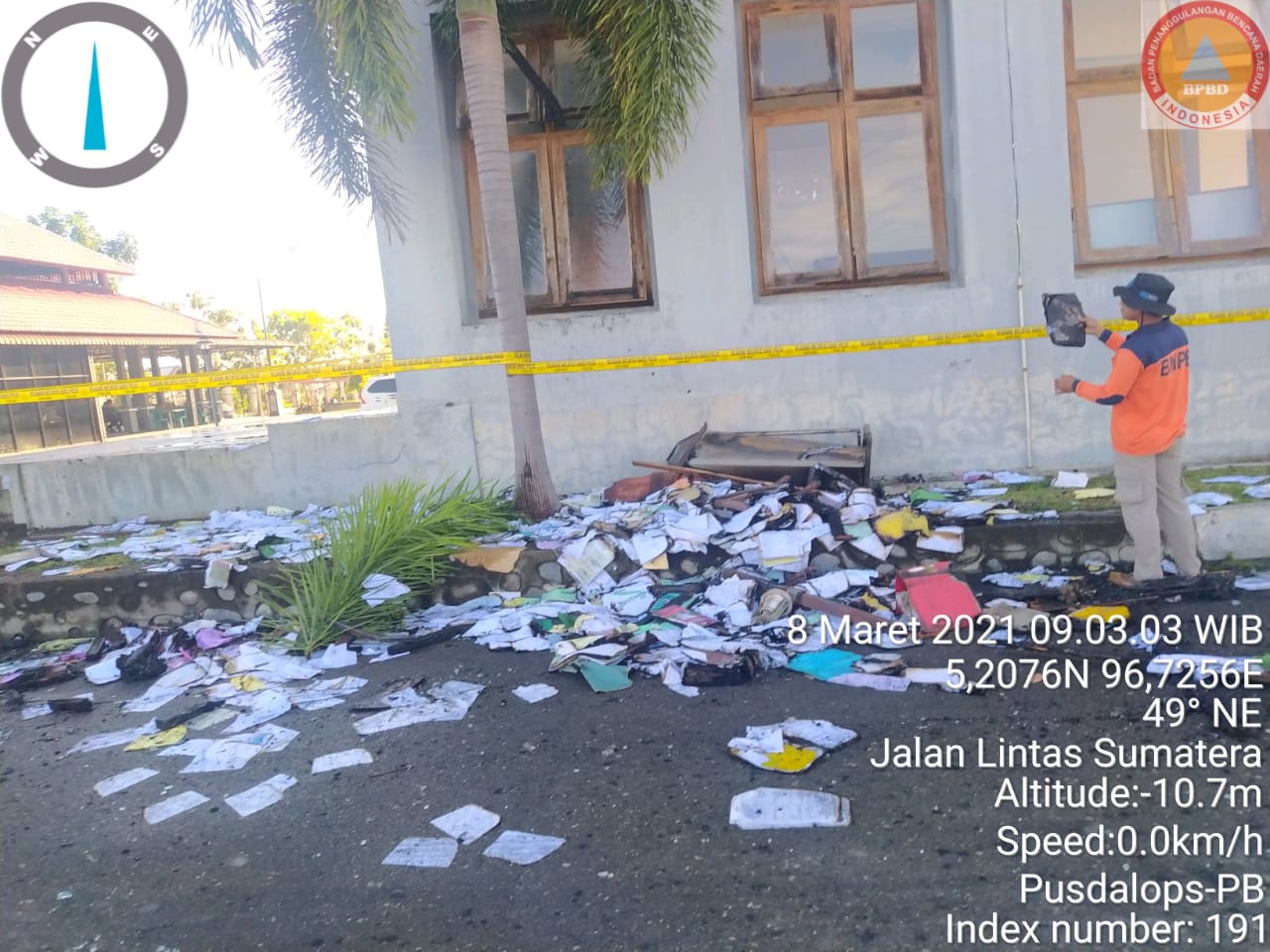 Satu Ruangan Kantor Bupati Bireuen Terbakar
