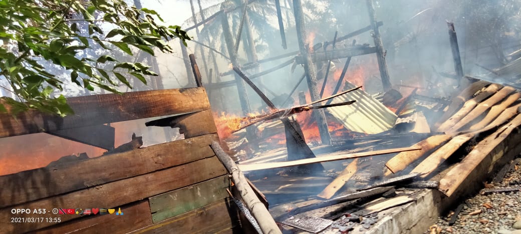 Satu Rumah Hangus Terbakar di Pidie