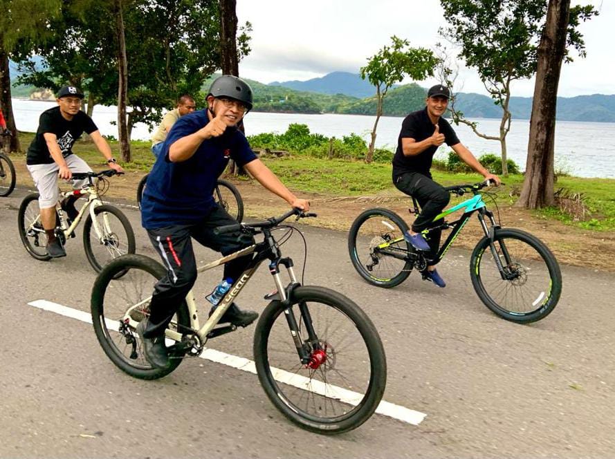 Wali Kota Gowes Bersama Kepala Perwakilan BPK-RI Aceh
