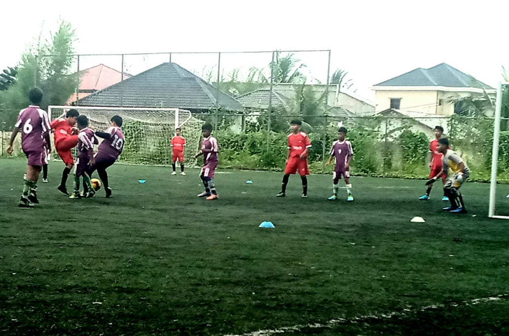 Begitu Merumput Anak-Anak Tunas Garuda Sabang Langsung Libas PSJGN 5-0