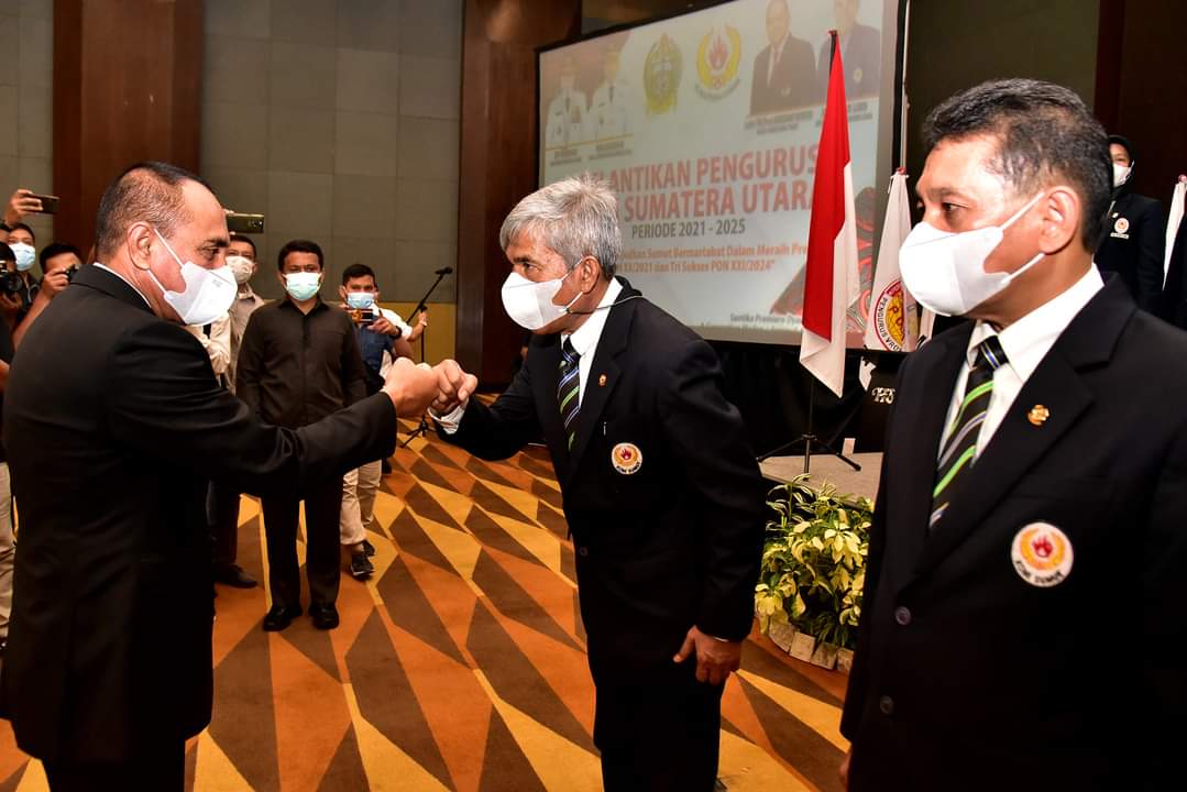 Pengurus KONI Sumut Periode 2021-2025 Dilantik