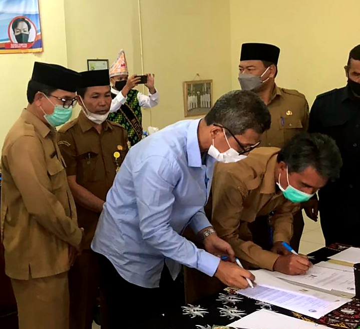 Disaksikan Kadisdik Aceh, SMK Aceh Tengah dan Bener Meriah Tandatangani MoA dengan Jissho Jepang
