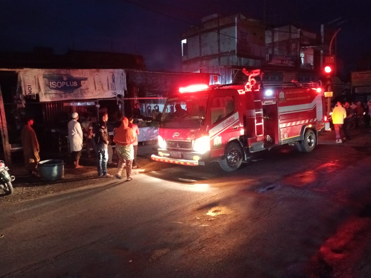 Satu Ruko Hangus Terbakar di Meulaboh, Diduga Akibat Korsleting Listrik