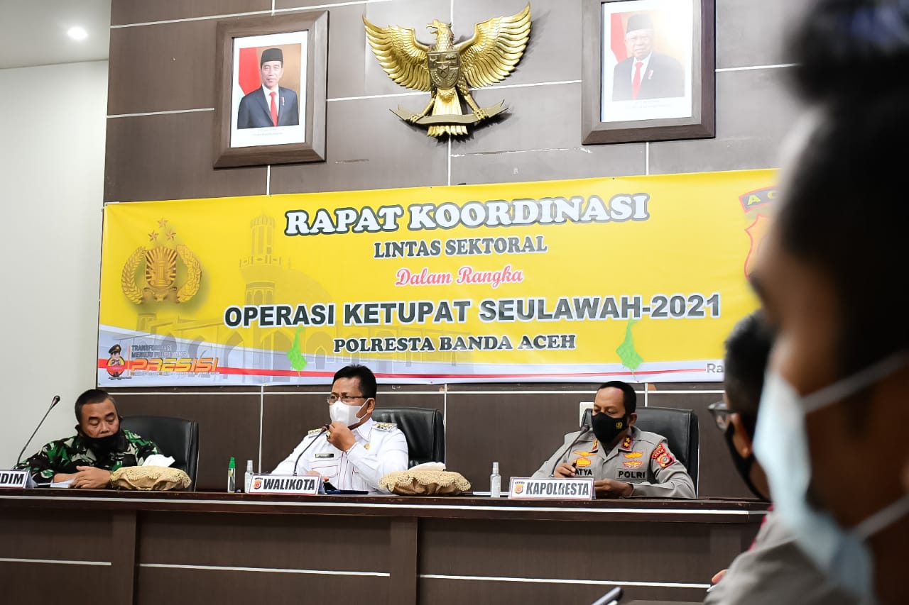 Wali Kota Minta Operasi Ketupat Seulawah Kawal Warga Taat Prokes