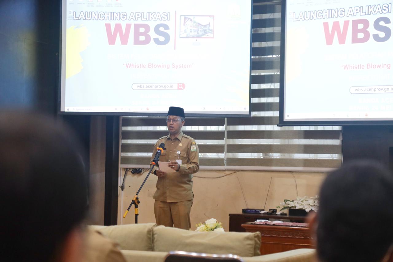 Inspektorat Aceh Luncurkan Aplikasi WBS