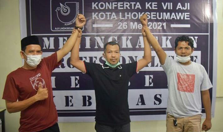 Irmansyah dan Jafaruddin Pimpin AJI Kota Lhokseumawe