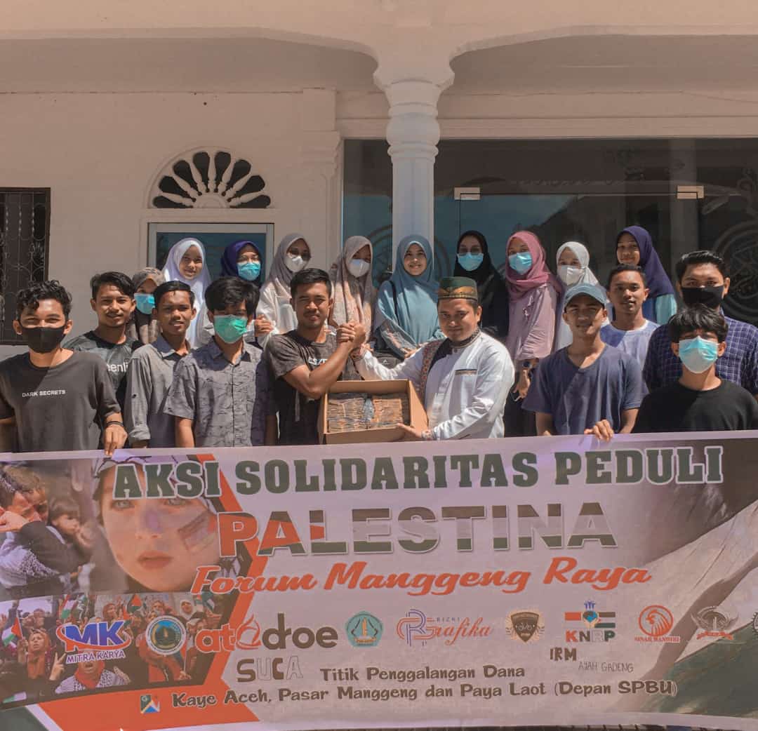Solidaritas Manggeng Raya Peduli Palestina, Sumbang Dana Rp11 Juta