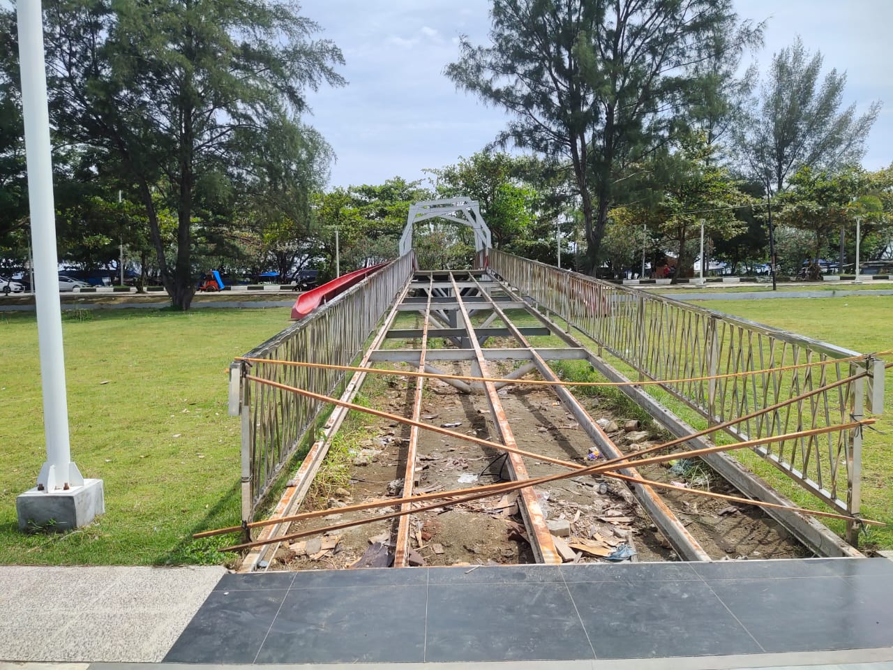 Fasilitas Ulee Lheue Park Jadi Sorotan, Jembatan "Abu Nawas” Warnai Objek Wisata
