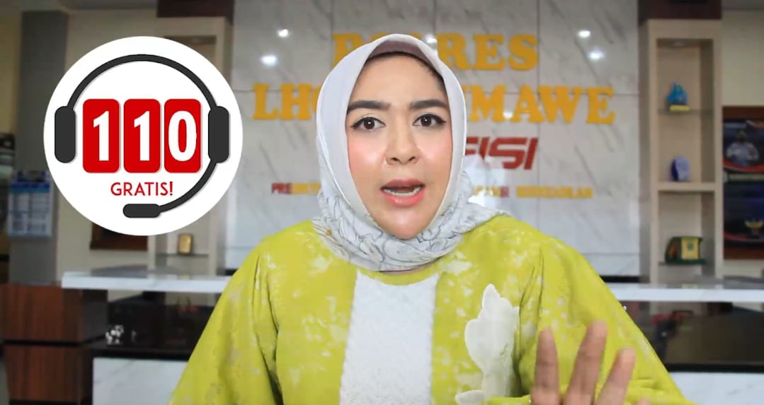 Gandeng Cut Bull, Polres Lhokseumawe Sosialisasi Prokes dan Call Center 110 Lewat Video