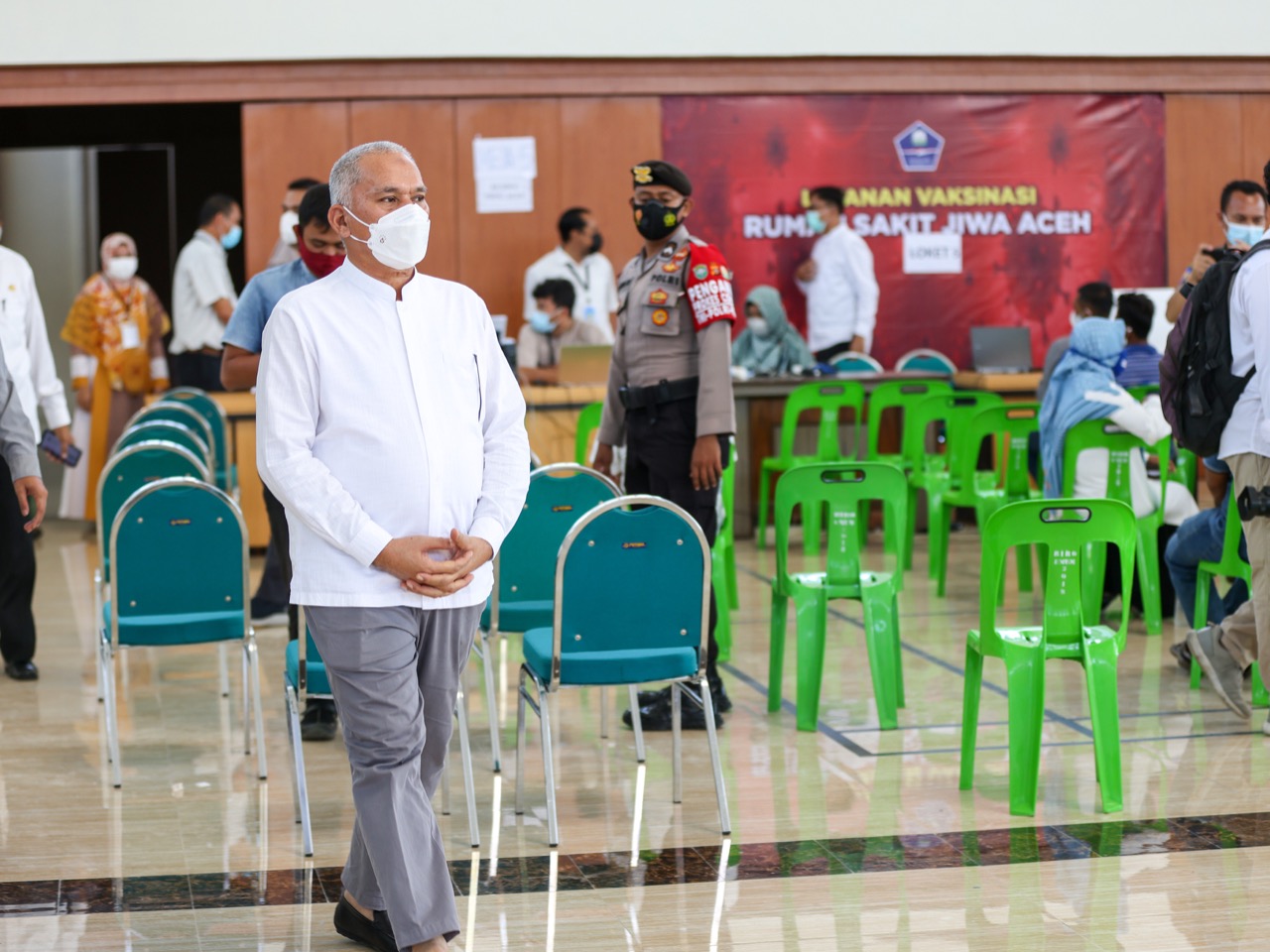 Sekda Kembali Pantau Vaksinasi Covid-19, Ini Capaiannya!