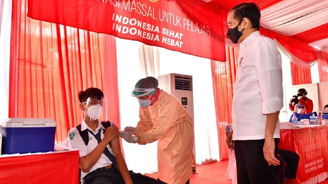 Capaian Vaksinasi Masih Rendah, 9 Daerah Disorot Jokowi, Termasuk Aceh
