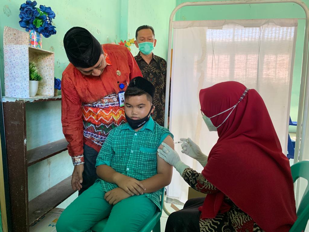 Hanya 10 Persen Siswa Madrasah di Aceh Barat Yang Bersedia Divaksin