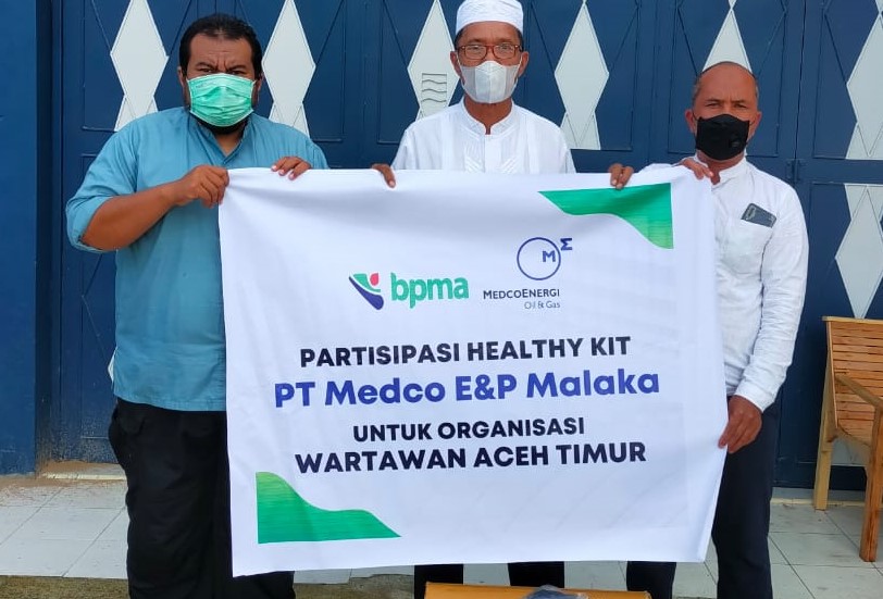 Medco E&P Malaka Bagi Paket Kesehatan untuk Jurnalis
